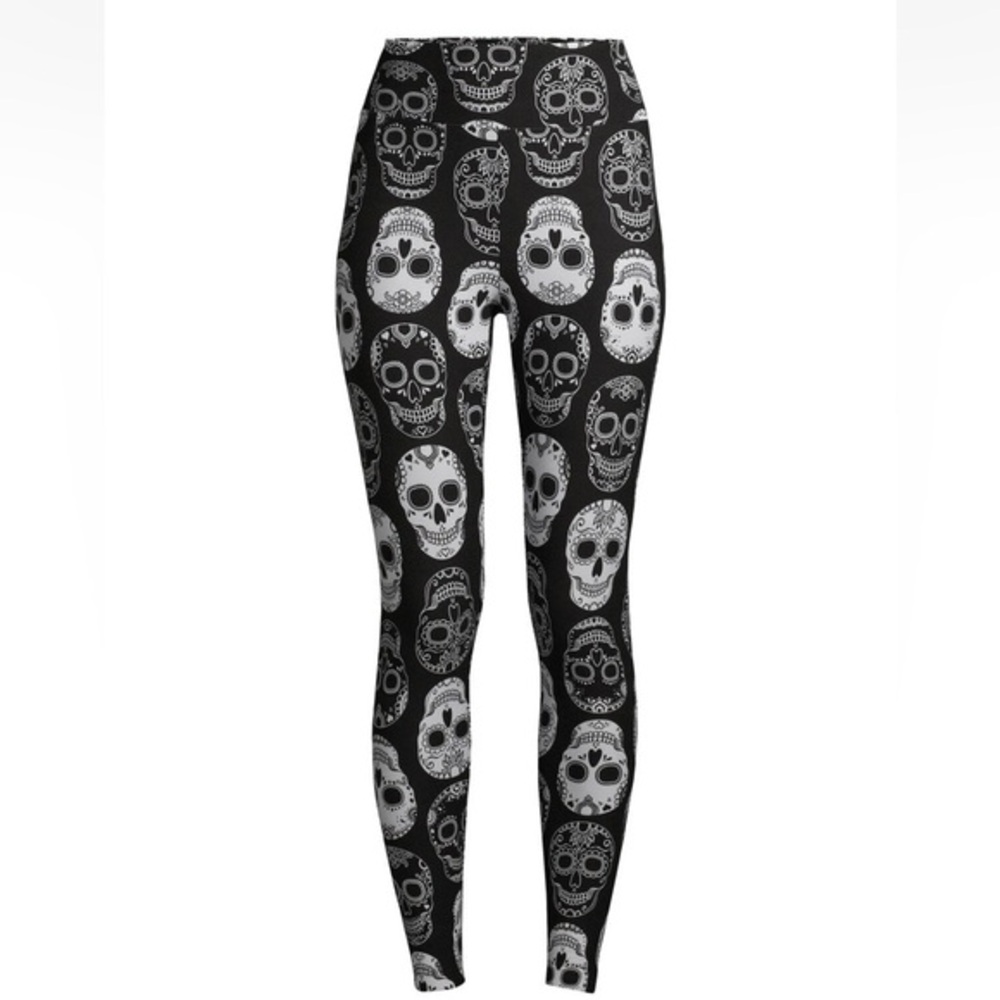 No Boundaries Black Skull Leggings